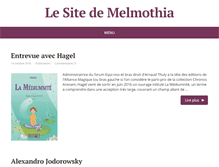 Tablet Screenshot of melmothia.net